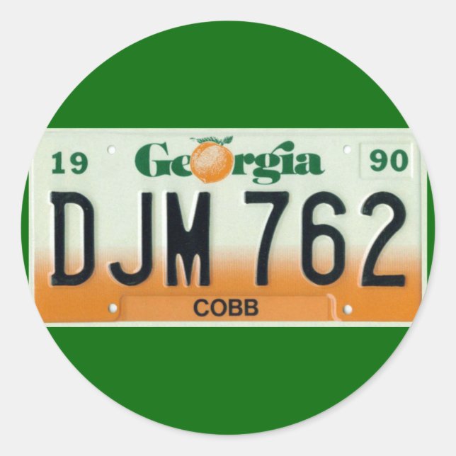 GA90 CLASSIC ROUND STICKER (Front)