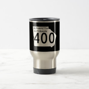 GA 400 "Alpharetta Autobahn" Travel Mug