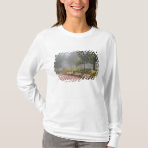 GA Savannah, Azaleas along brick sidewalk and T-Shirt