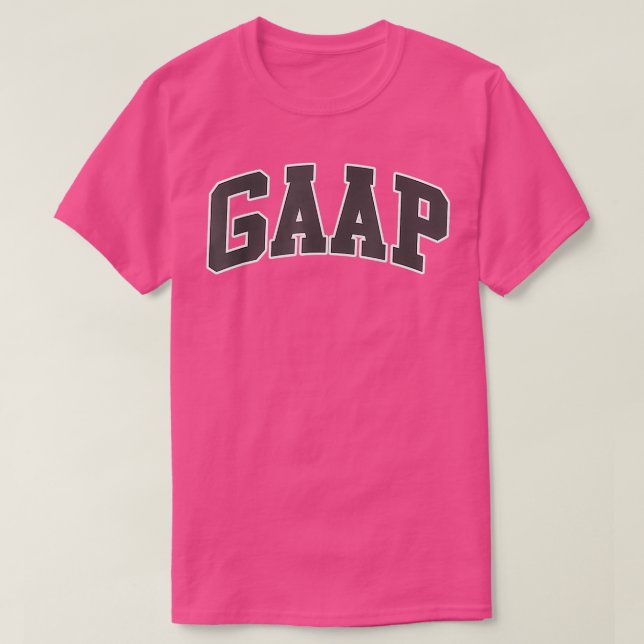GAAP Shirt Funny Accountant (Design Front)