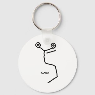 GABA Neurotransmitter Key Ring