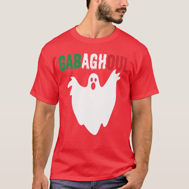 GABAGHOUL Funny Italian Halloween Humourous Trick  T-Shirt (Front)