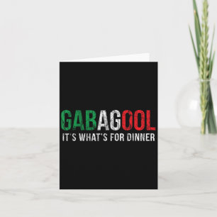 Gabagool Cacola Meat Lover New Jersey Italian Gift Card