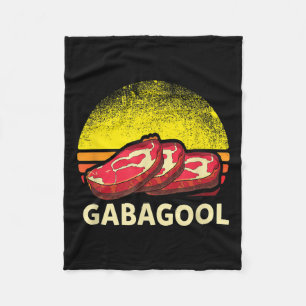 Gabagool Cacola Meat Lover New Jersey Italian Gift Fleece Blanket