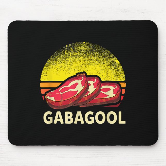 Gabagool Cacola Meat Lover New Jersey Italian Gift Mouse Mat (Front)