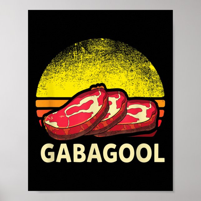 Gabagool Cacola Meat Lover New Jersey Italian Gift Poster (Front)