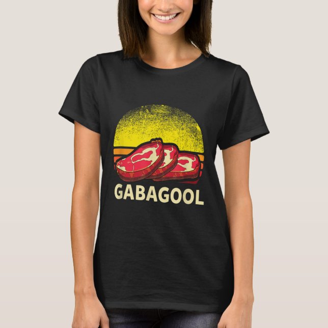 Gabagool Cacola Meat Lover New Jersey Italian Gift T-Shirt (Front)