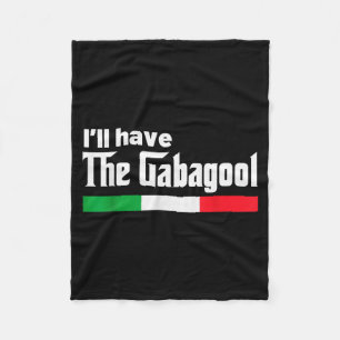 Gabagool Italy For Italians Cacola Nj New Jersey  Fleece Blanket