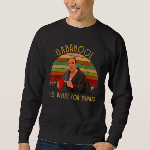 Gabagool Its What For Dinner Vintage Retro 80s 90s Sweatshirt
