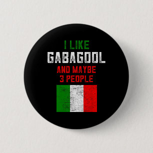 Gabagool Shirt Men New Jersey Meat Lover Italian C 6 Cm Round Badge