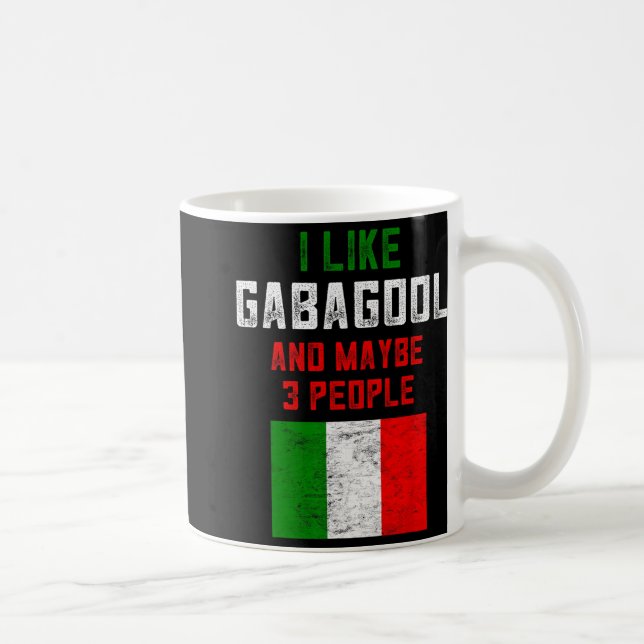 Gabagool Shirt Men New Jersey Meat Lover Italian C Coffee Mug (Right)