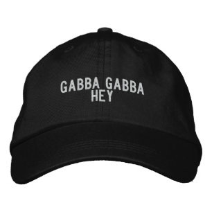gabba gabba hey embroidered hat