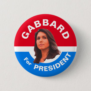 Gabbard for President 6 Cm Round Badge