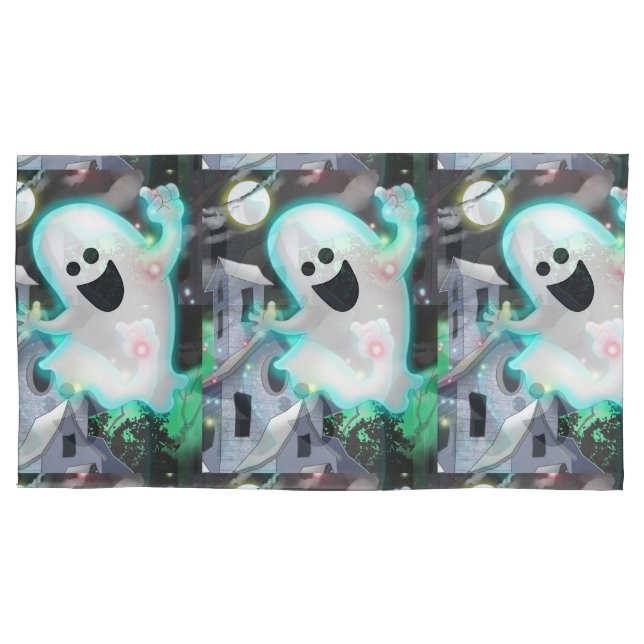 Gabbie the Ghost Pillow Case (Front)