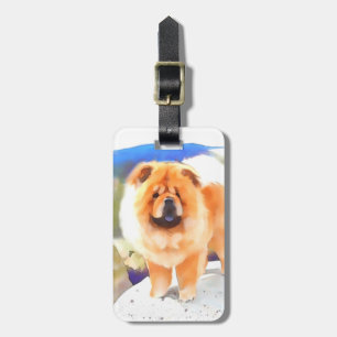 GABBY heARTdog chow Luggage Tag