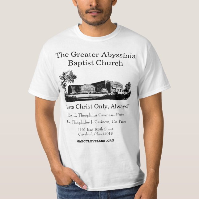 GABC Romans 5:1 T-Shirt (Front)