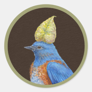 Gabe the western bluebird sticker