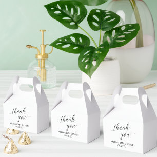 Gable Favour Box Modern Minimalist Simple