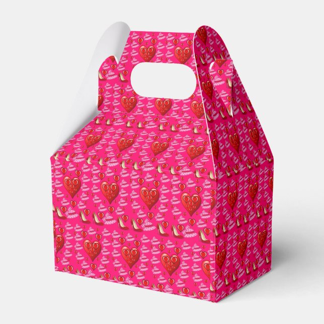 Gable Favour Box Valentine's Day (Front Side)