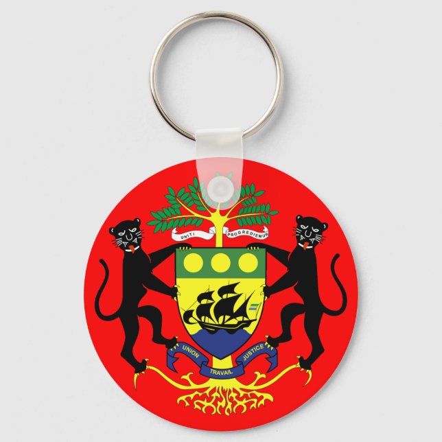 gabon emblem key ring (Front)