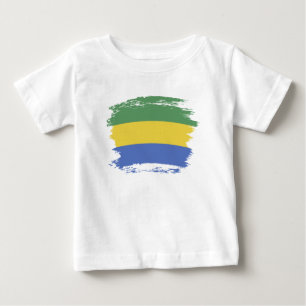 Gabon flag baby T-Shirt