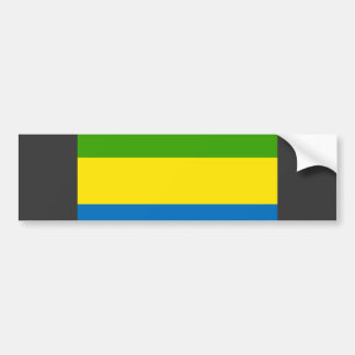 Gabon Flag Bumper Sticker