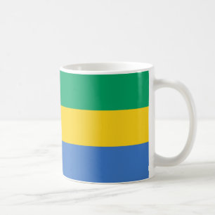 Gabon Flag Ceramic Mug