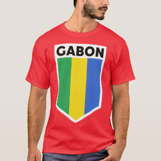 Gabon Flag Emblem T-Shirt