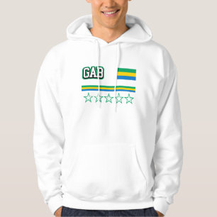 Gabon Flag Hoodie