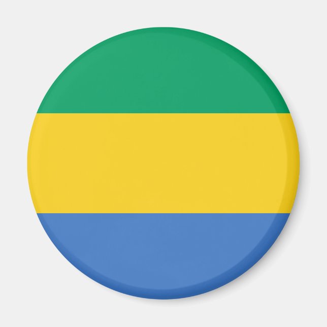 Gabon Flag Magnet (Front)