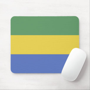 Gabon flag mouse mat