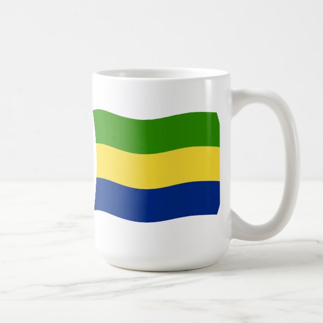 Gabon Flag Mug (Right)