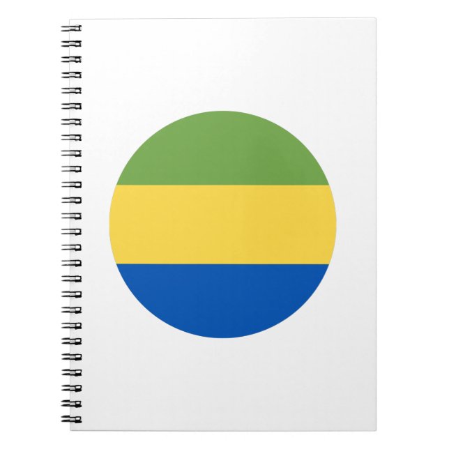 Gabon Flag Notebook (Front)