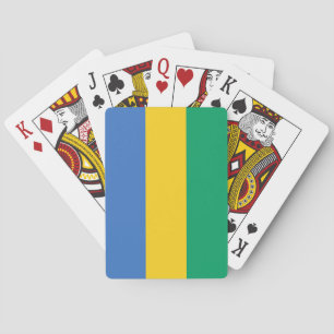 Gabon Flag Playing Cards