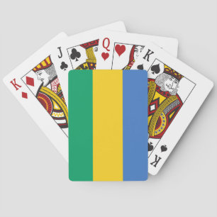 Gabon Flag Playing Cards