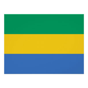 Gabon Flag Poster