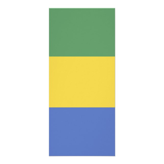 Gabon flag rack card (Front)