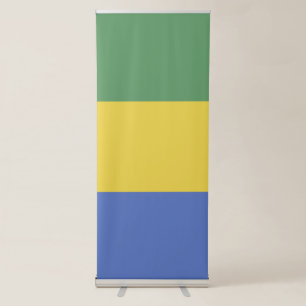 Gabon flag retractable banner