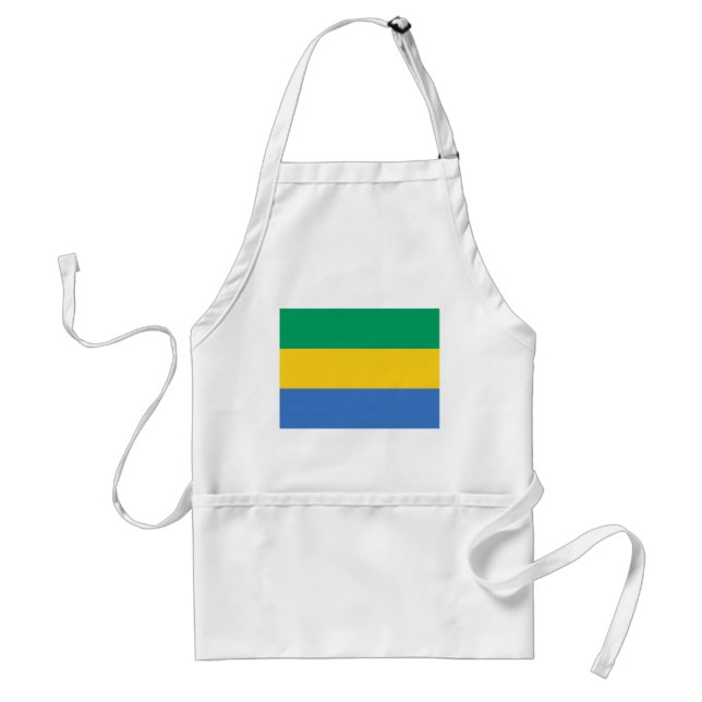 Gabon Flag Standard Apron (Front)