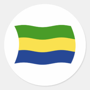 Gabon Flag Sticker
