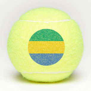 Gabon Flag Tennis Balls