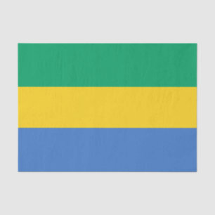 Gabon Flag Tissue Paper