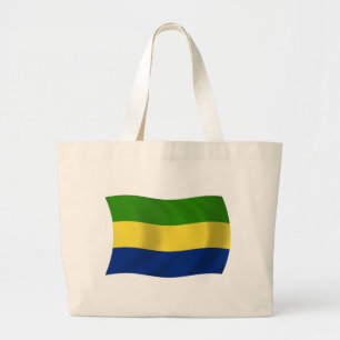 Gabon Flag Tote Bag