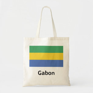 Gabon Flag Tote Bag