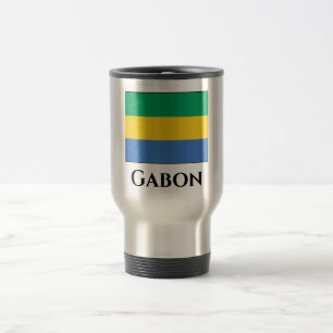 Gabon Flag Travel Mug