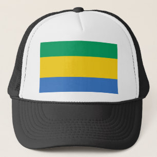 Gabon Flag Trucker Hat