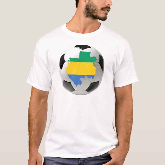 Gabon football soccer T-Shirt (Front)