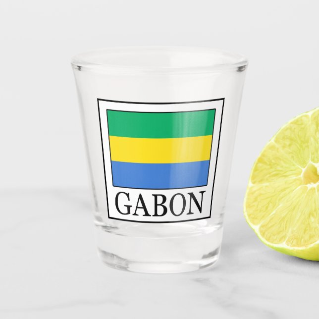 Gabon Shot Glass (Front)