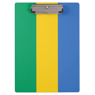 Gabonese Flag (Gabon) Clipboard
