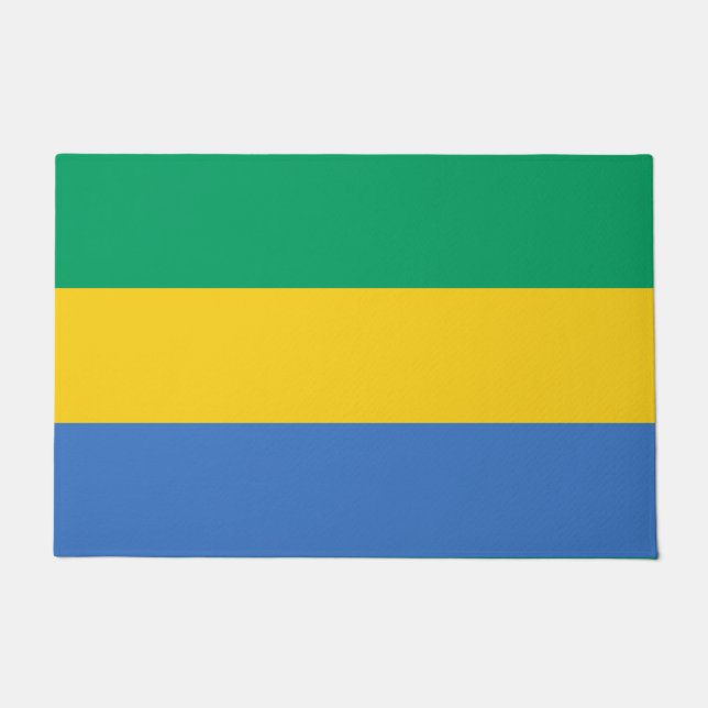 Gabonese Flag (Gabon) Doormat (Front)